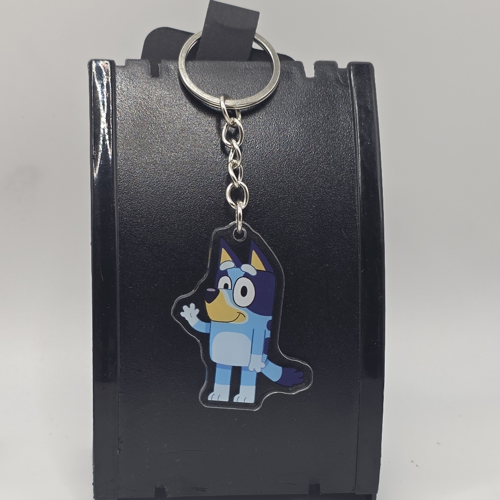 Choose One! Bluey Bingo And Family Keychains Blue Heeler - Picture 7 of 15